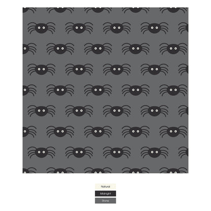 Print Dog Bandana in Stone Spiders