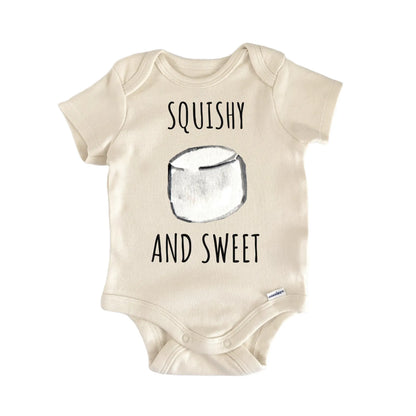 Marshmellow Smore Campfire Snack Baby Gift Baby Bodysuit