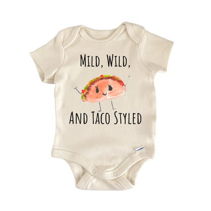 Mild Wild Taco Infant Gift Baby Bodysuit