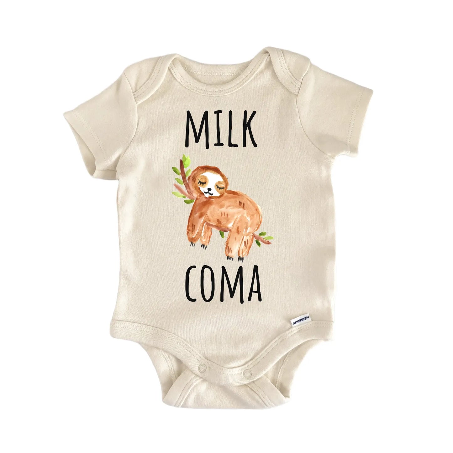 Milk Coma Sloth Infant Gift Baby Bodysuit
