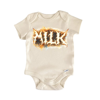 Milk Goth Hardcore Grindcore Punk Baby Gift Baby Bodysuit