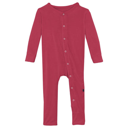Coverall with Snaps in Cherry Pie
