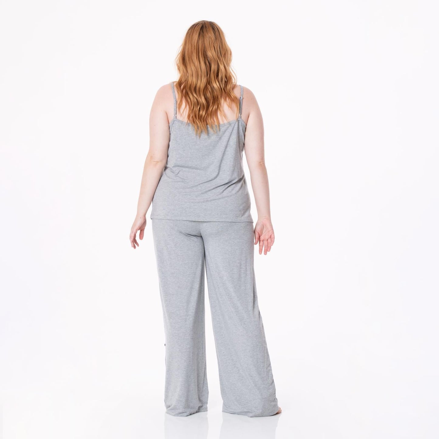 Women's Cami and Lounge Pants Pajama Set in Heathered Mist