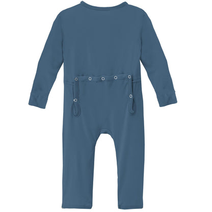 Coverall with Snaps in Twilight