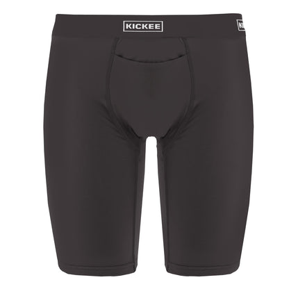 Men's Long Boxer Brief with Top Fly in Midnight
