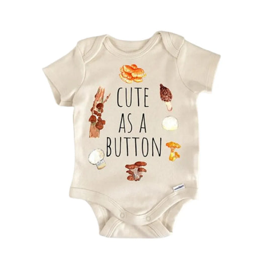 Mushroom Fungi Forager Newborn Baby Onesie® Onesie®