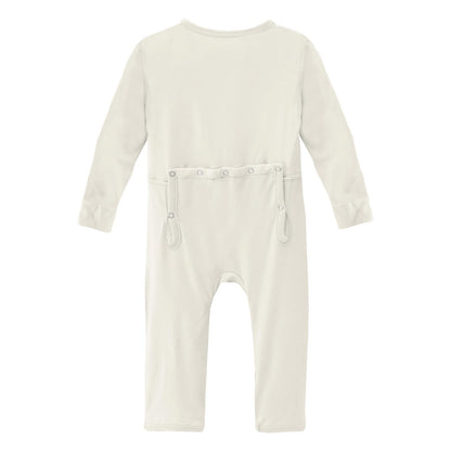 Coverall with Snaps in Natural