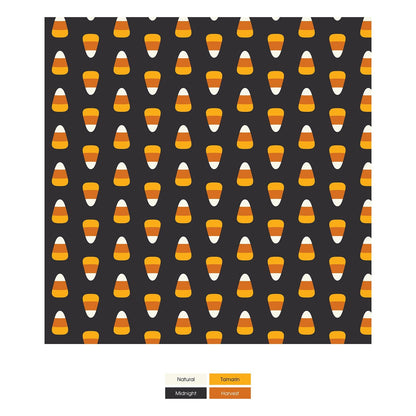 Women's Print Pajama Pants in Midnight Candy Corn