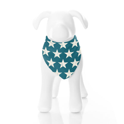 Print Dog Bandana in Vintage Stars