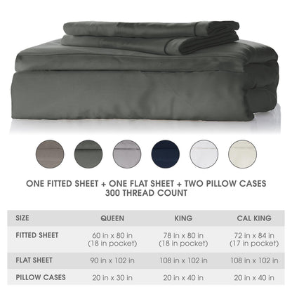 Woven Sheet Set in Stone