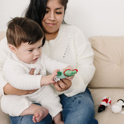 My First Christmas Santa's Workshop Playset with 4-Count Sensory Toys