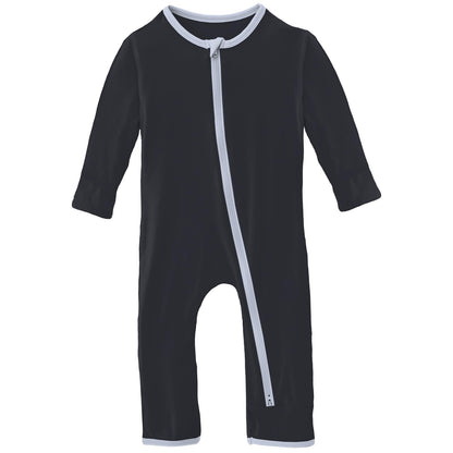 Applique Coverall with 2 Way Zipper in Deep Space Robot