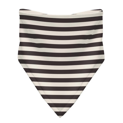 Print Bandana Bib Set of 3 in Midnight Comic Onomatopoeia , Glacier Argyle & Jailhouse Rock Stripe