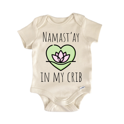 Namaste Hindu Lotus Newborn Baby Onesie® Onesie®