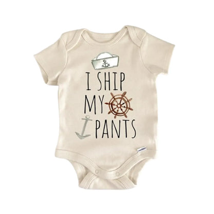 Nautical Summer Beach Newborn Baby Onesie® Onesie®