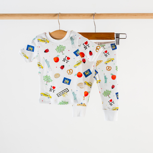 New York Kids Organic Cotton Pajama Set