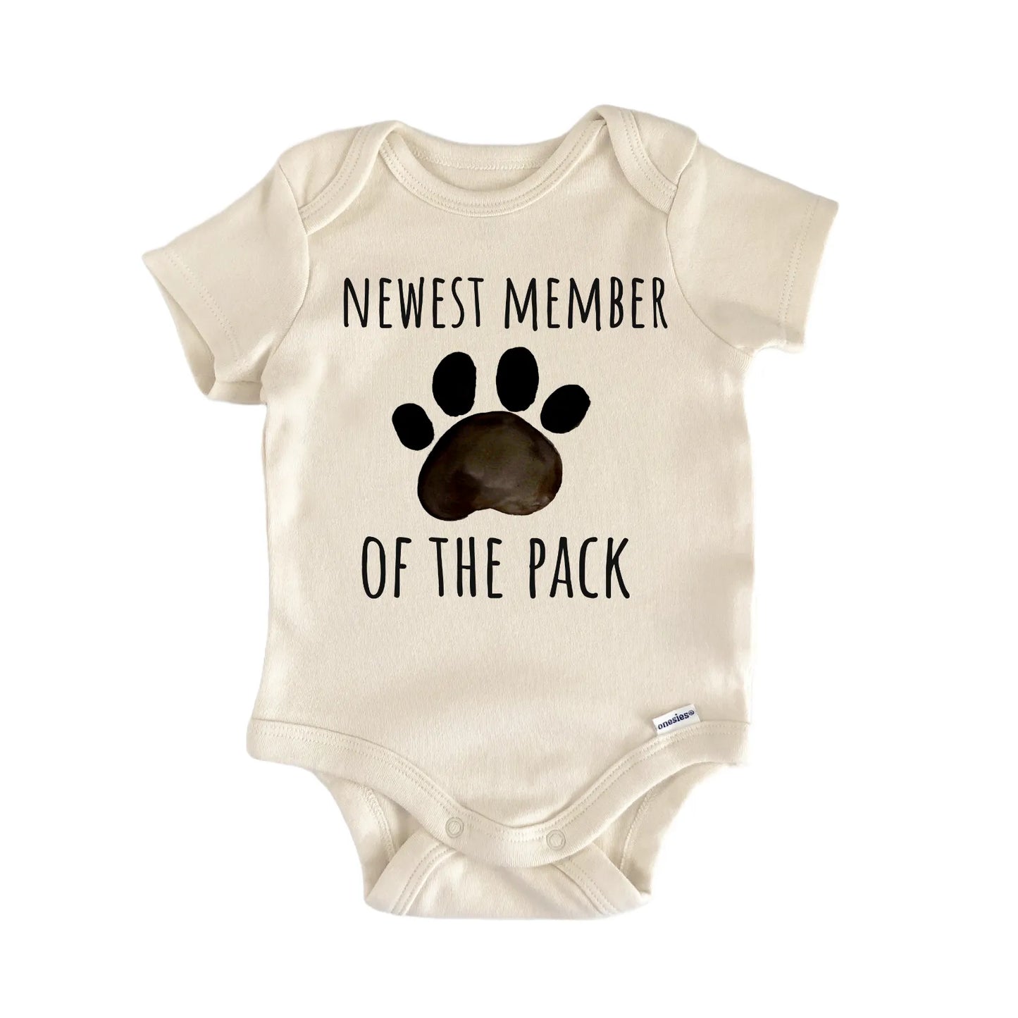 Member Of The Pack Dog Wolf Baby Gift Baby Bodysuit