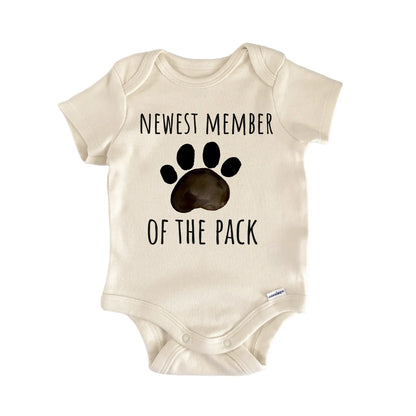 Member Of The Pack Dog Wolf Baby Gift Baby Bodysuit