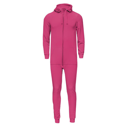 Adult Fleece Jumpsuit with Hood in Calypso