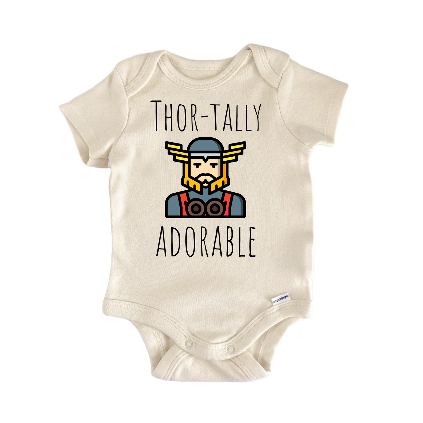 Norse Viking Comic Book Newborn Baby Onesie® Bodysuit