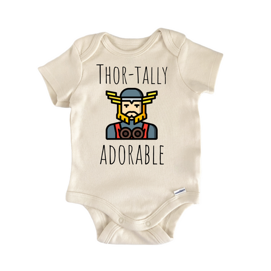 Norse Viking Comic Book Newborn Baby Onesie® Bodysuit