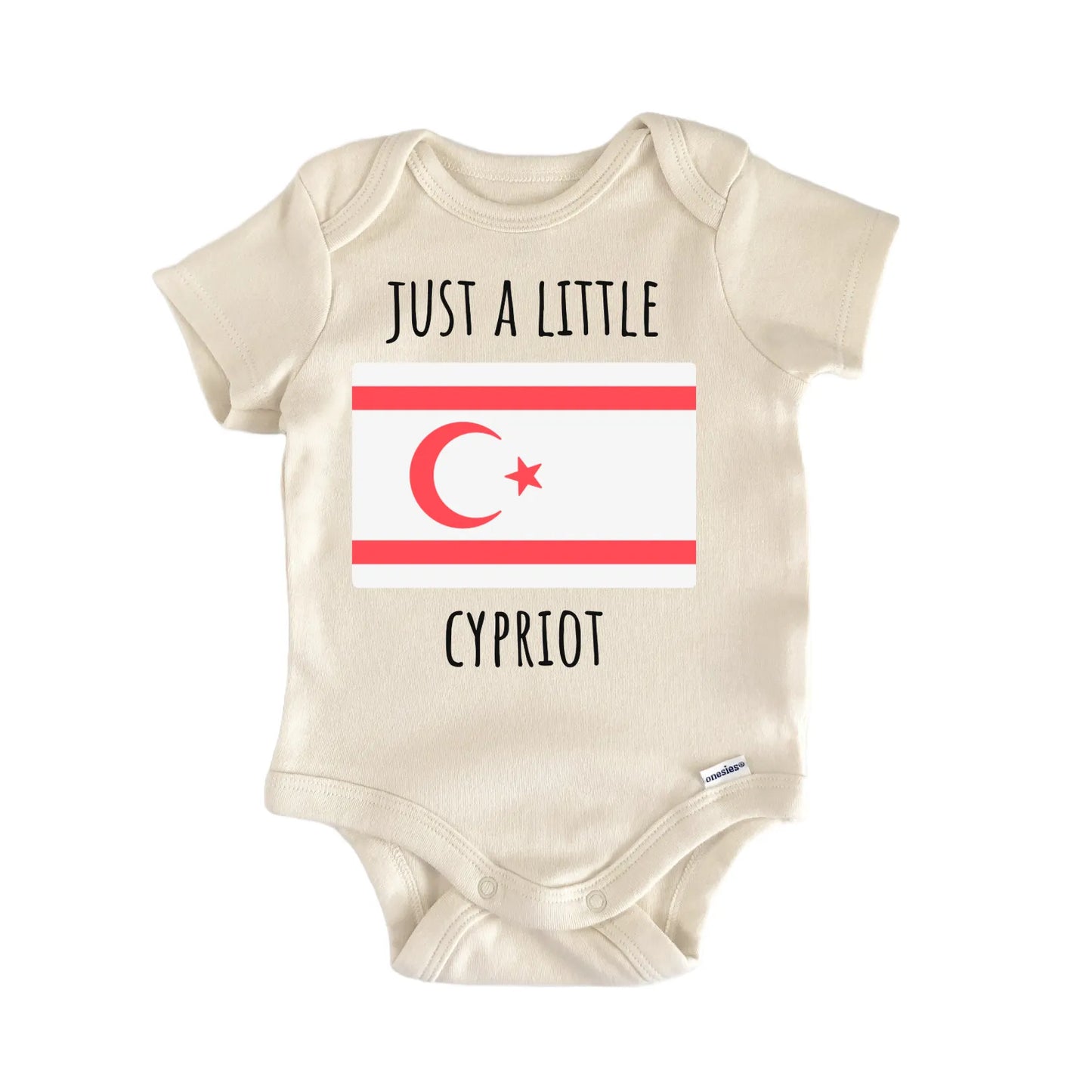 Northern Cyprus Cypriot Newborn Gift Baby Bodysuit