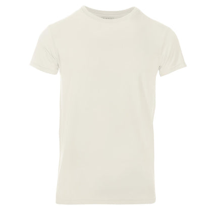 Men's Short Sleeve Crew Neck Tee in Natural