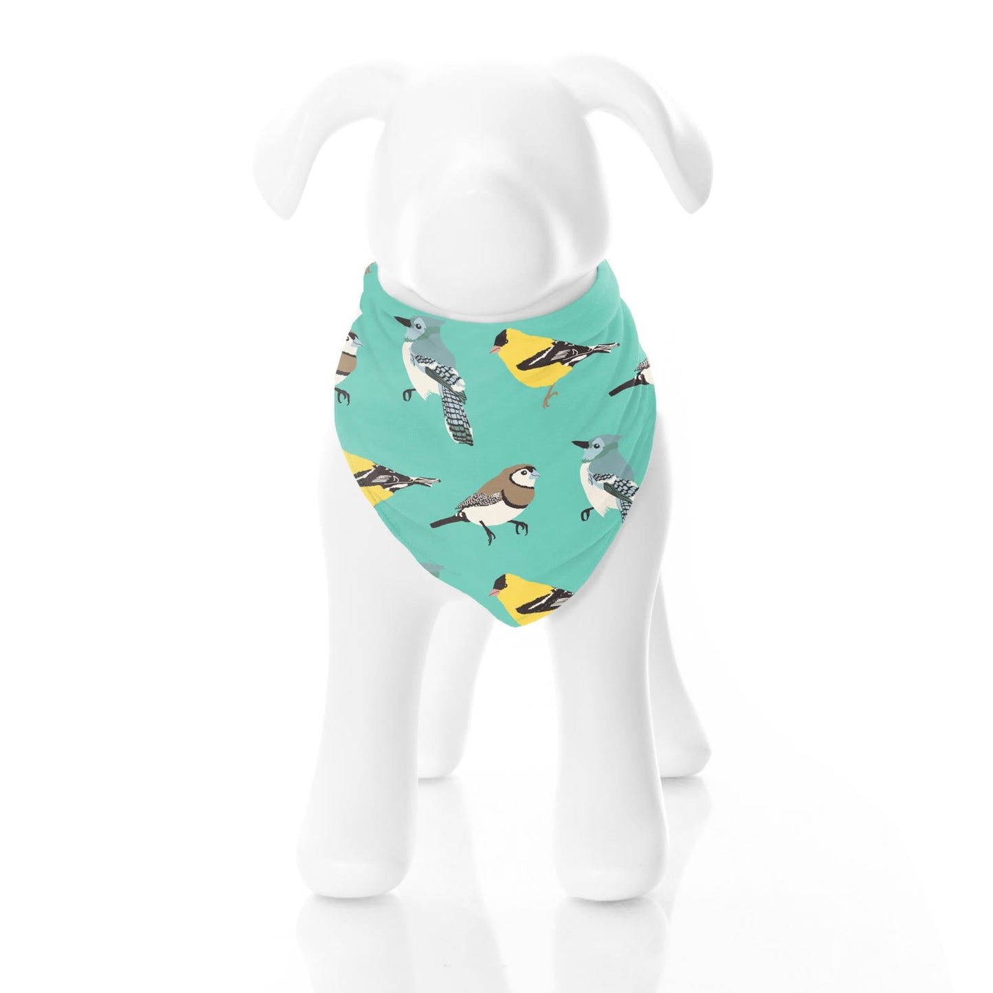 Print Dog Bandana in Glass Spring Birds