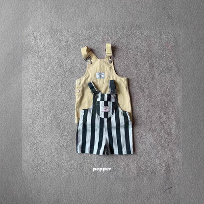 Korean Style Children's Clothing Suspender Pants
