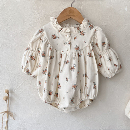 Newborn Autumn Girls' Triangle Rompers Romper