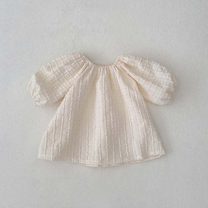 Spring And Autumn New Plaid Solid Color Baby Jumpsuit
