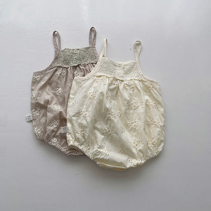 Summer Baby Sling Onesie Thin Bodysuit