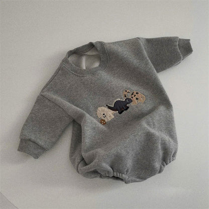 Ins Infant Toddler Korean Style Winter Clothes Jumpsuit
