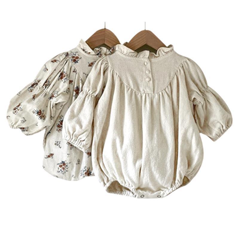 Newborn Autumn Girls' Triangle Rompers Romper