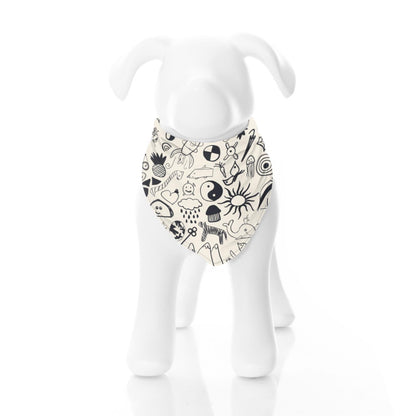 Print Dog Bandana in Doodles