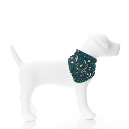 Print Dog Bandana in Pine Music Class