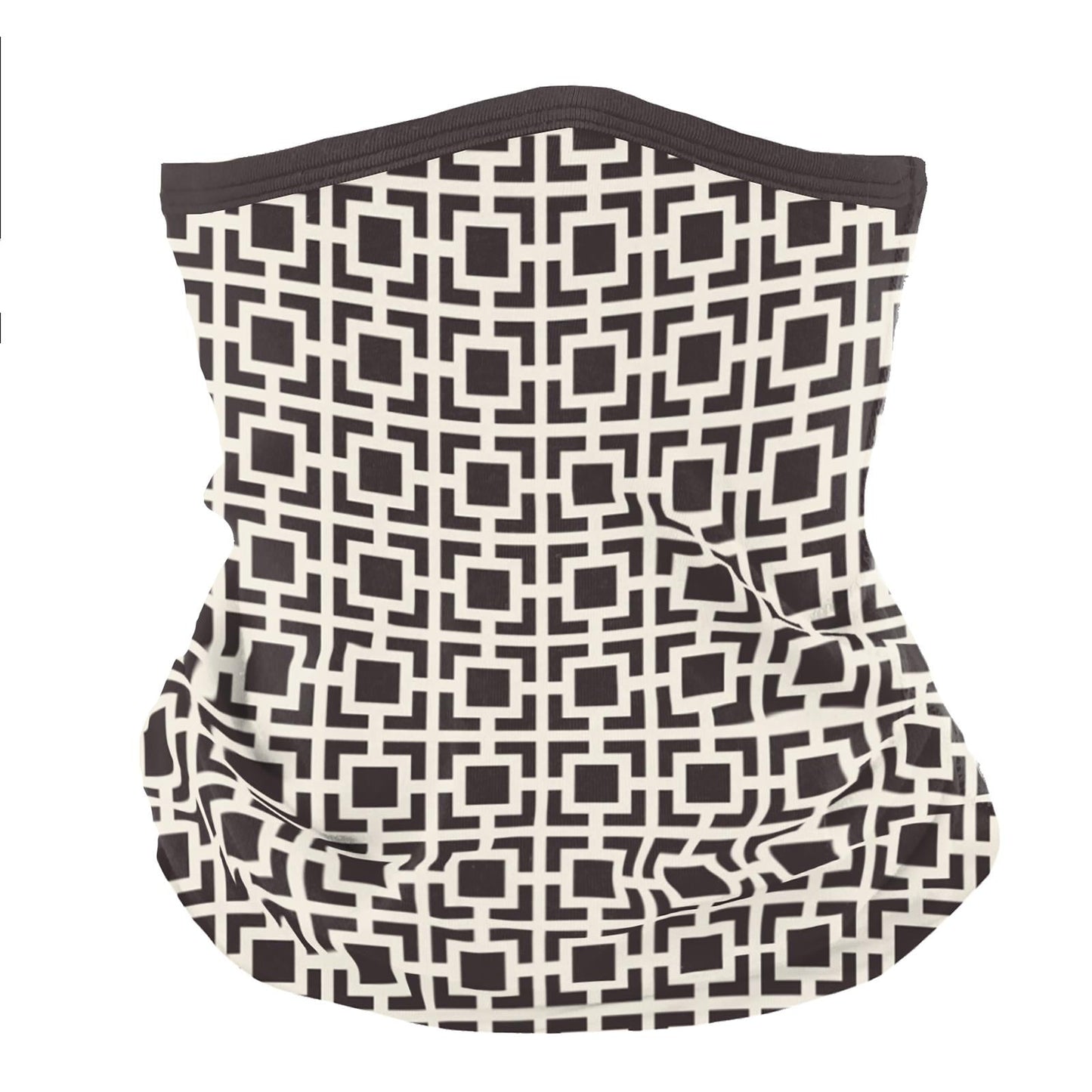 Print Adult Luxe Gaiter in Midnight Box Lattice
