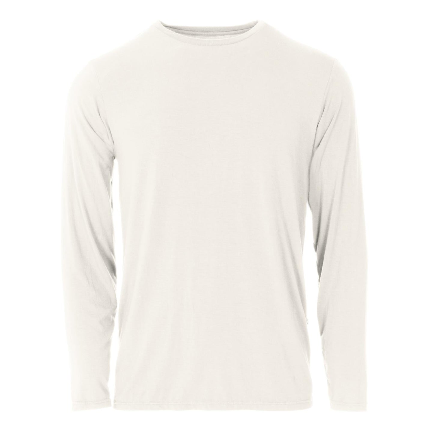 Men's Long Sleeve Crew Neck Tee in Natural