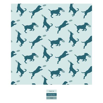 Print Finn Zip Tank Romper in Fresh Air Frisbee Labs