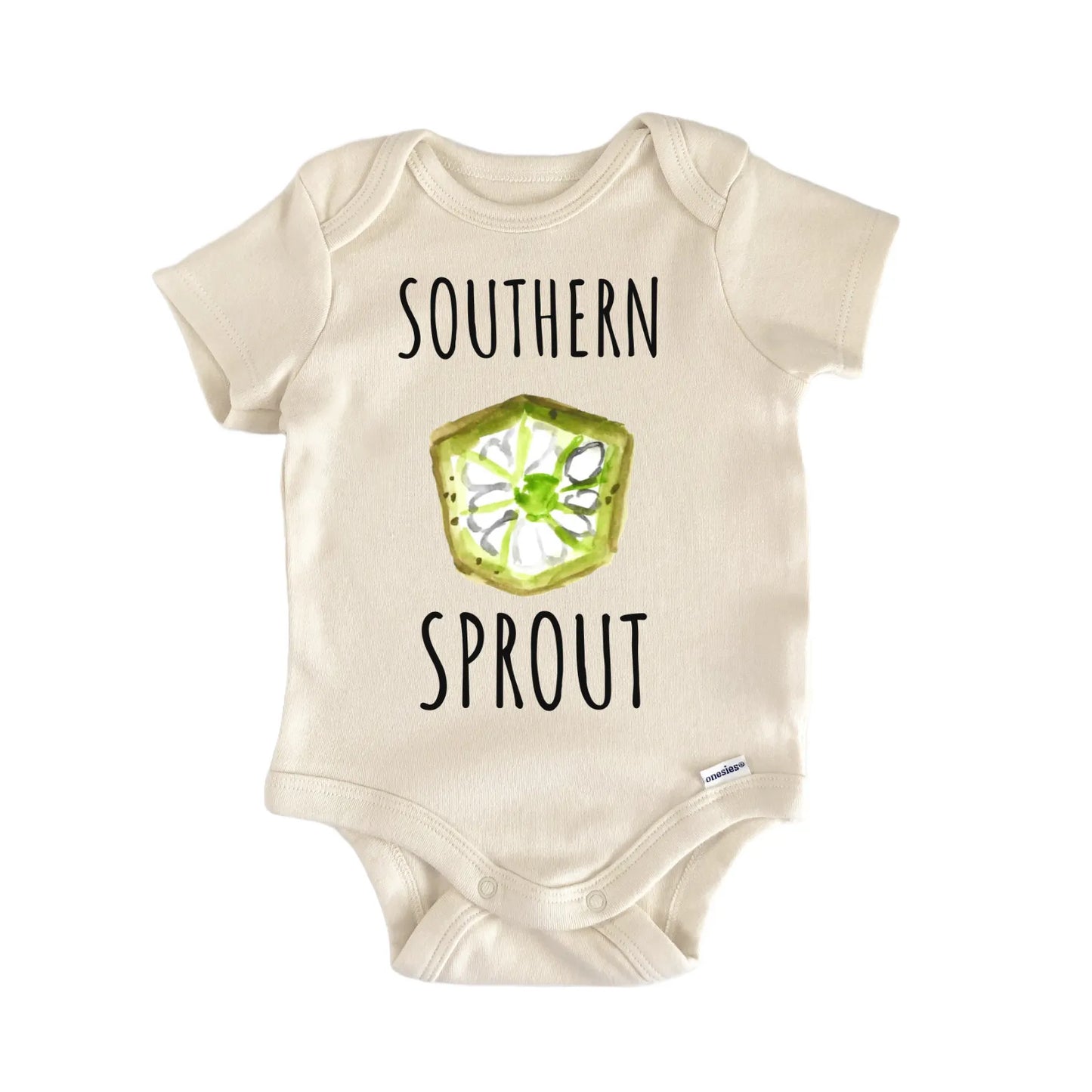 Okra Southern Foodie Gumbo Cajun Baby Gift Baby Bodysuit