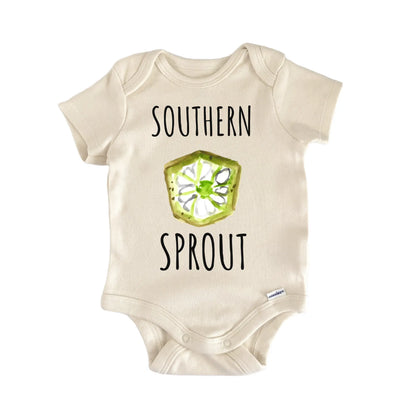 Okra Southern Foodie Gumbo Cajun Baby Gift Baby Bodysuit