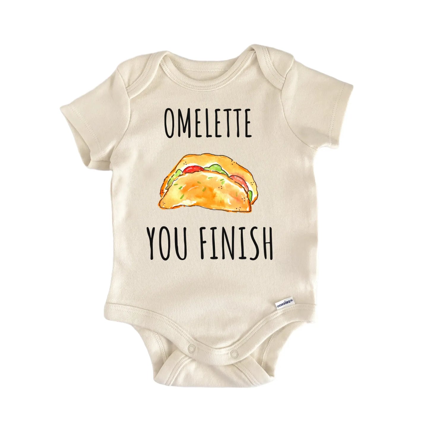 Omelette Brunch Breakfast Eggs Baby Gift Baby Bodysuit