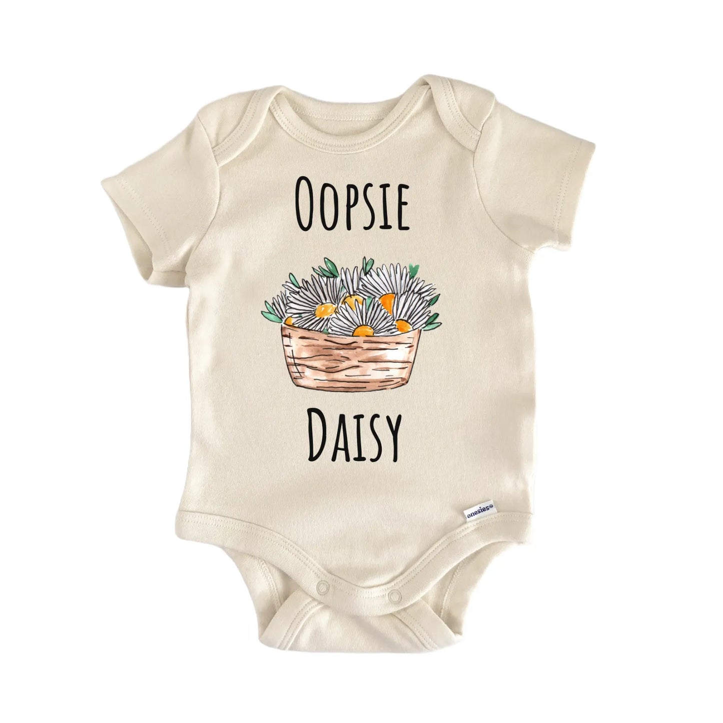Oopsie Daisy Plant Flower Baby Gift Baby Bodysuit