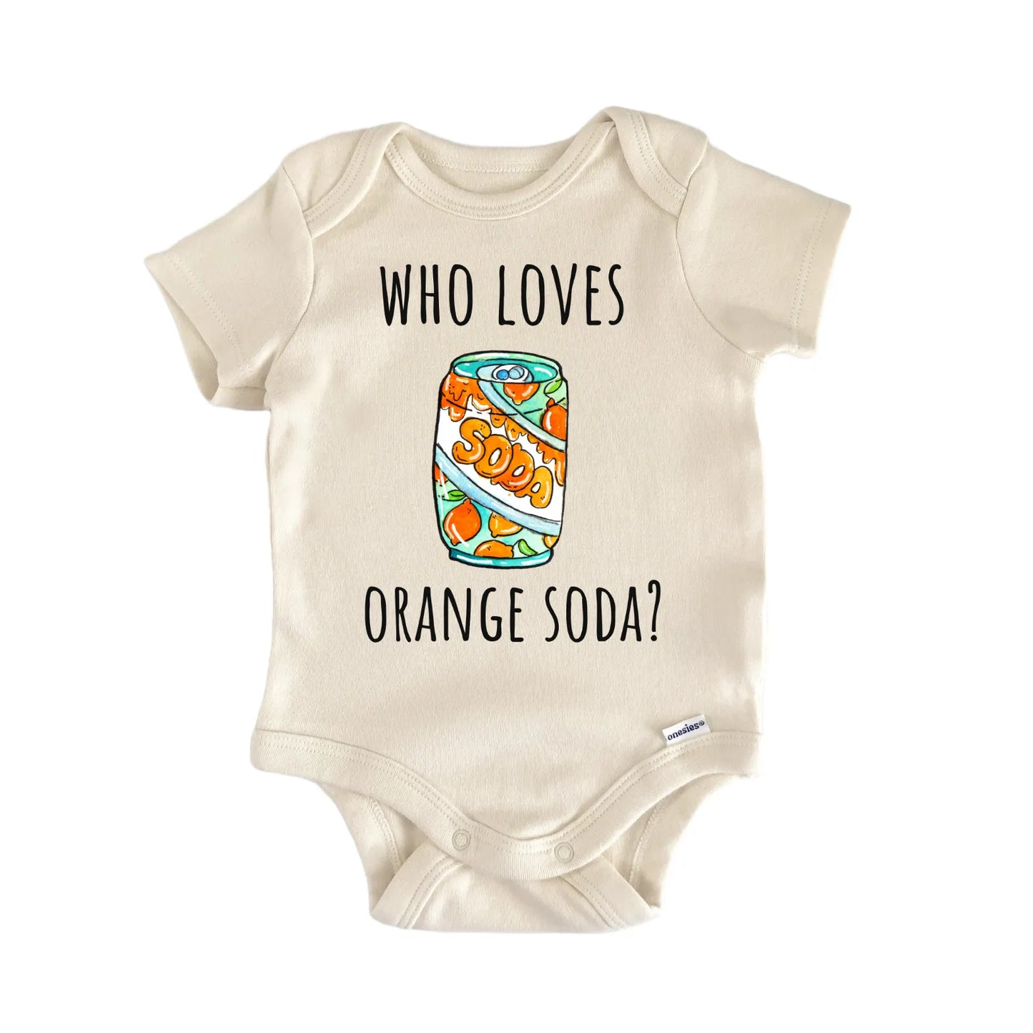 Orange Soda 90s TV Show Infant Gift Baby Bodysuit