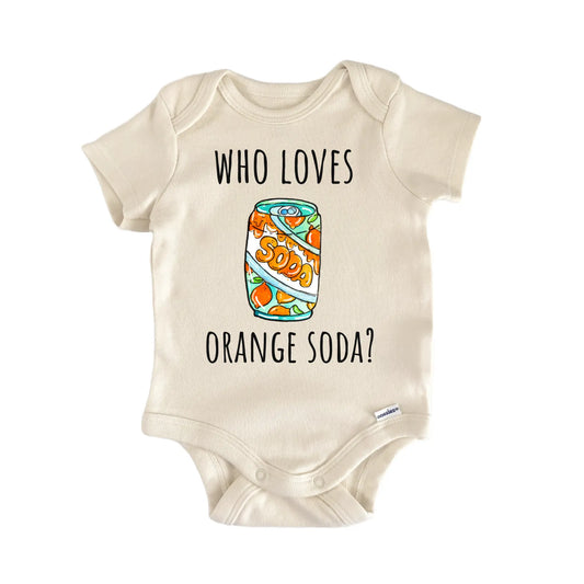 Orange Soda 90s TV Show Infant Gift Baby Bodysuit