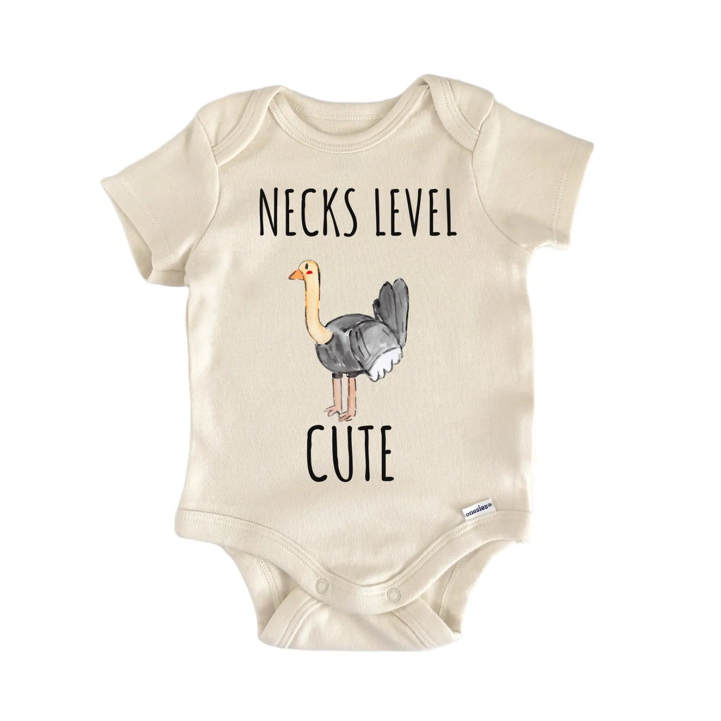 Ostrich Bird Exotic Baby Gift Baby Bodysuit