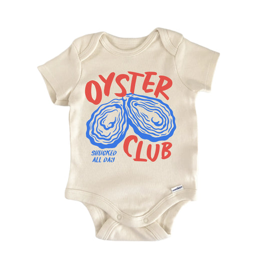 Oyster Shuck Retro Boho Newborn Baby Onesie® Onesie®