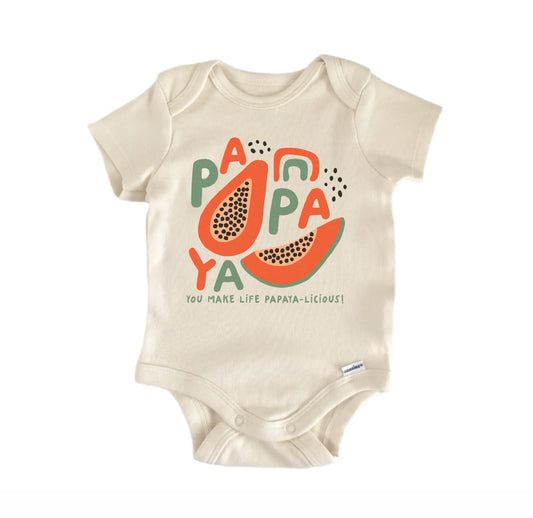 Papaya Fruit Retro Newborn Baby Onesie® Onesie®