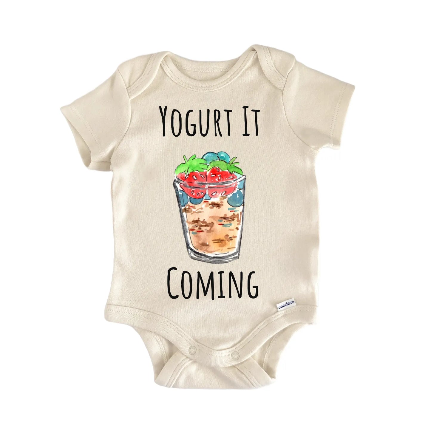 Parfait Yogurt Dessert Fruit Infant Gift Baby Bodysuit