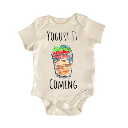 Parfait Yogurt Dessert Fruit Infant Gift Baby Bodysuit